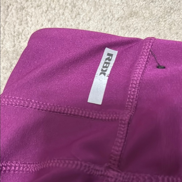 RBX Purple Capri Leggings Moisture-Wicking - Picture 5 of 5